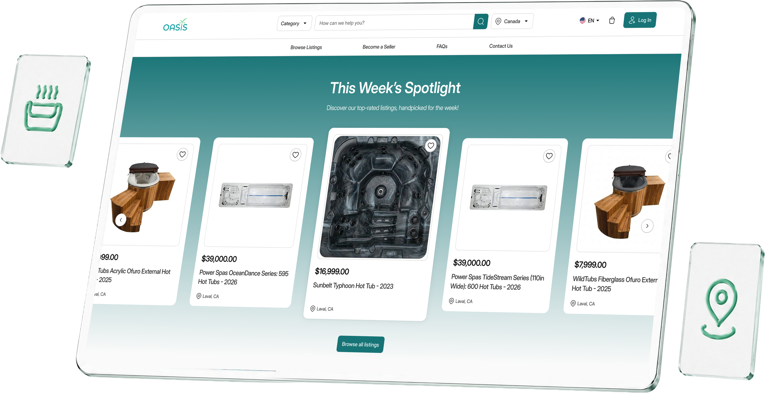 Custom website design shown across desktop and mobile
